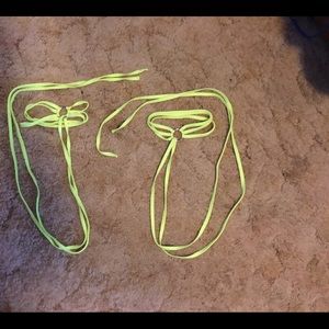 Neon Yellow Leg Wraps